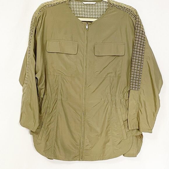 ab.f.z Olive Green Lightweight Jacket L - Picture 3 of 8